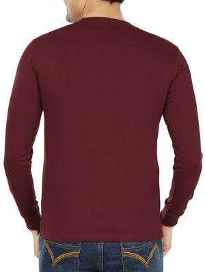 maroon cotton t-shirt - 11789191 - Standard Image - 3