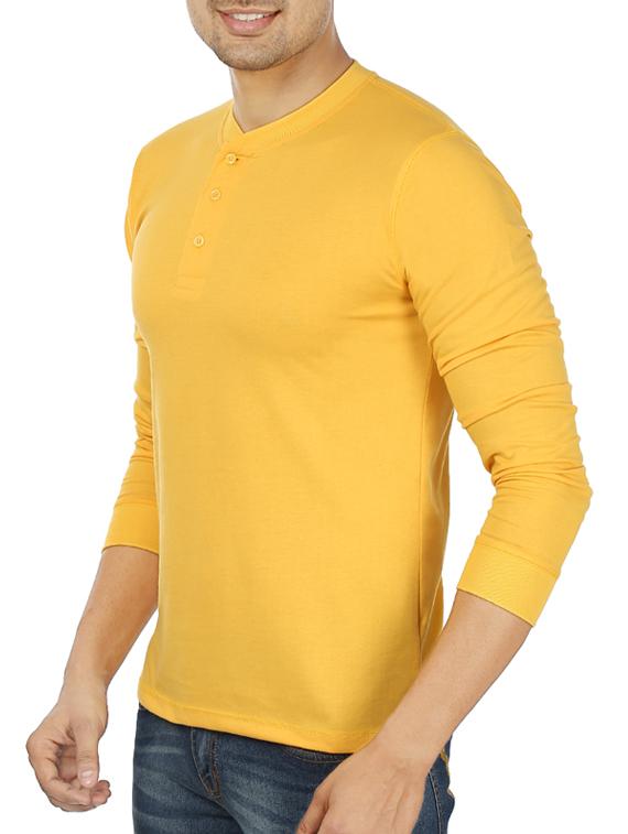 yellow cotton tshirt - 11789195 - Zoom Image - 2