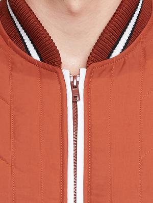red cotton casual jacket - 11789682 - Standard Image - 4