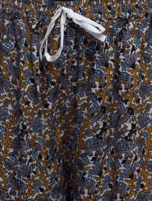 multi colored viscose printed palazzo - 11792276 - Standard Image - 4