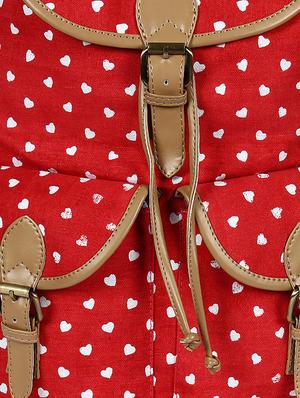 red canvas backpack - 11801528 - Standard Image - 4