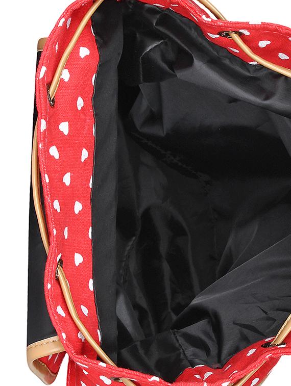 red canvas backpack - 11801528 - Zoom Image - 3