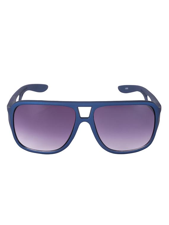 black full framed rectangle sunglasses - 1180242 - Zoom Image - 1