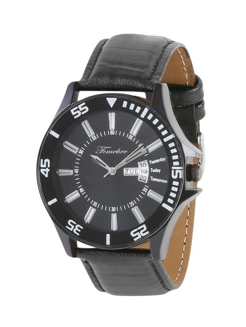 timebre men time&date black casual watch - 11809659 - Standard Image - 1