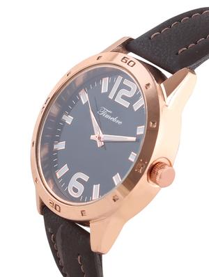timebre men brass black casual analog watch - 11809717 - Standard Image - 2