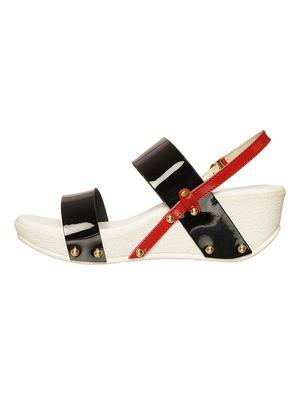 black buckle up wedge - 11816576 - Standard Image - 2