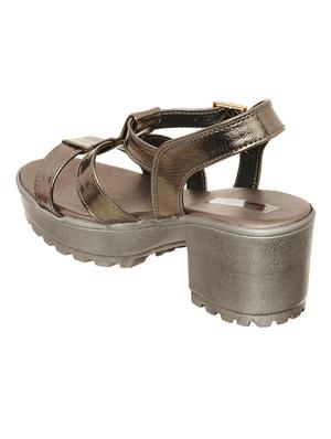 metallic buckle up sandal - 11816579 - Standard Image - 4