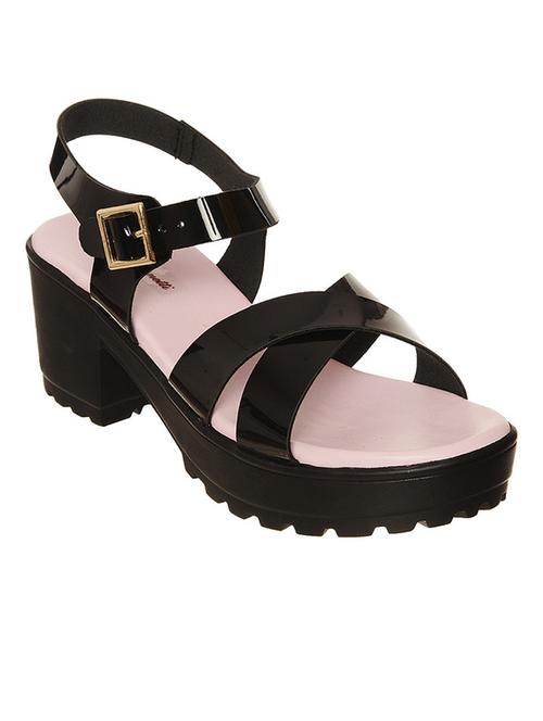 black buckle up sandal - 11816580 - Standard Image - 1