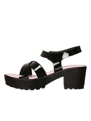 black buckle up sandal - 11816580 - Standard Image - 4