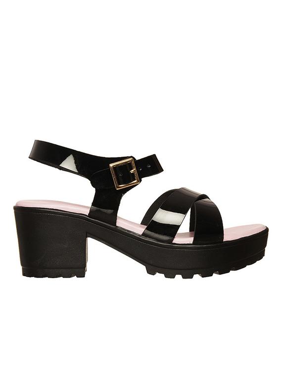 black buckle up sandal - 11816580 - Zoom Image - 2