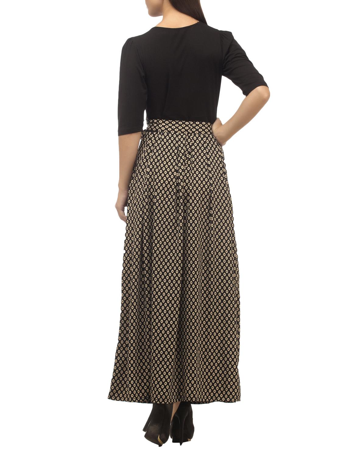belted pleated maxi dress - 11820885 - Zoom Image - 3
