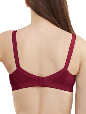 maroon cotton bra - 11823884 - Standard Image - 3