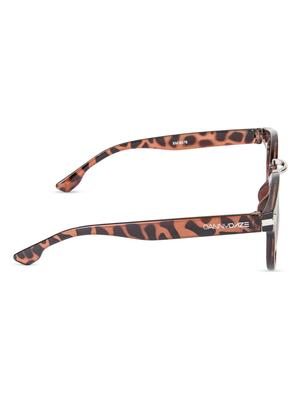brown printed round sunglasses - 1182445 - Standard Image - 3