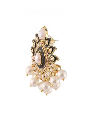 black copper pearl earrings - 11826867 - Standard Image - 2