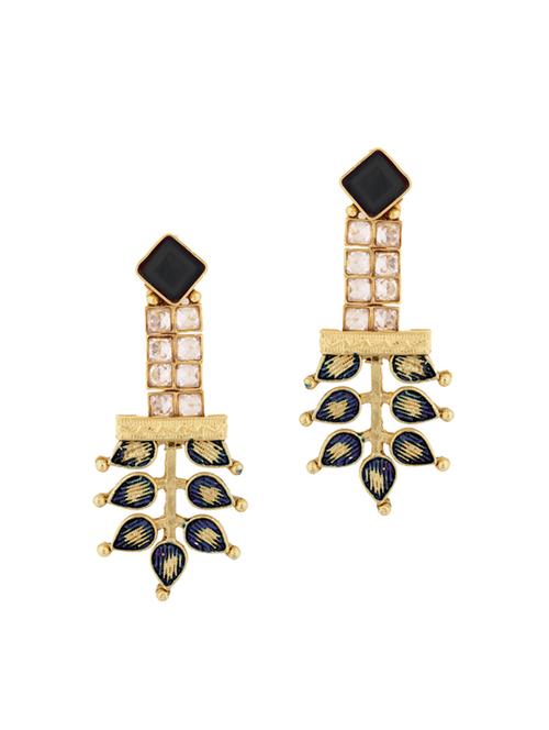 black copper studs earring - 11827184 - Standard Image - 1