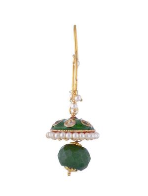 green copper drop earrings - 11827239 - Standard Image - 2