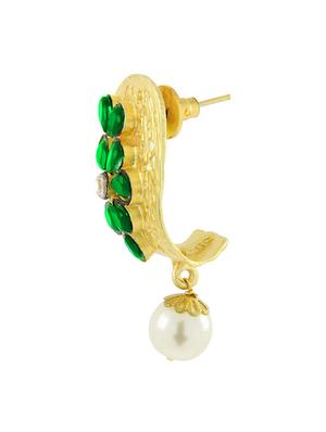 green copper drop earrings - 11827308 - Standard Image - 2