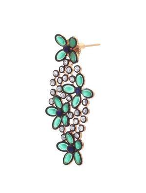 multi colored brass drop earrings - 11827372 - Standard Image - 2