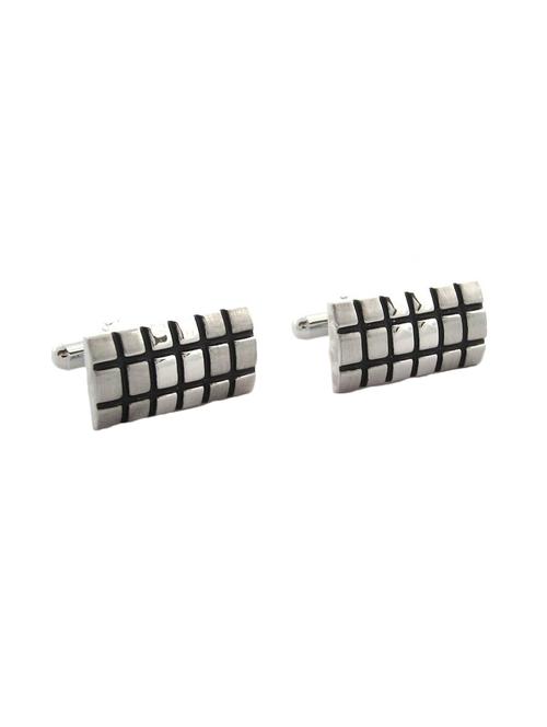 black metal cufflink - 11827591 - Standard Image - 1