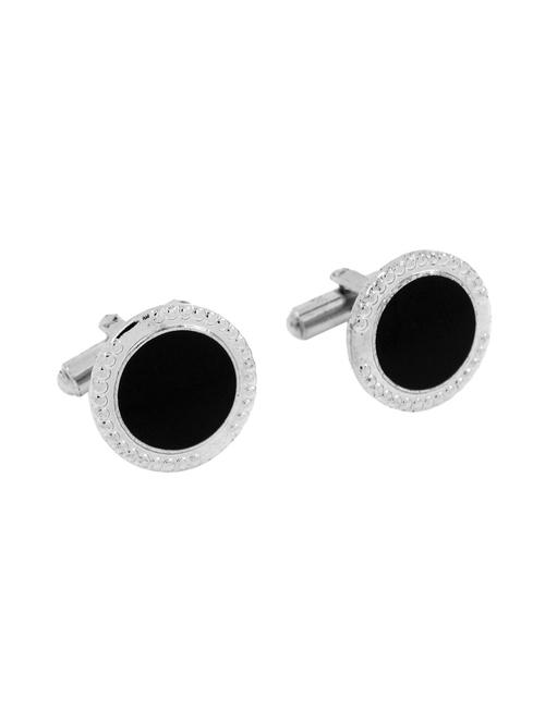 black metal cufflink - 11827659 - Standard Image - 1