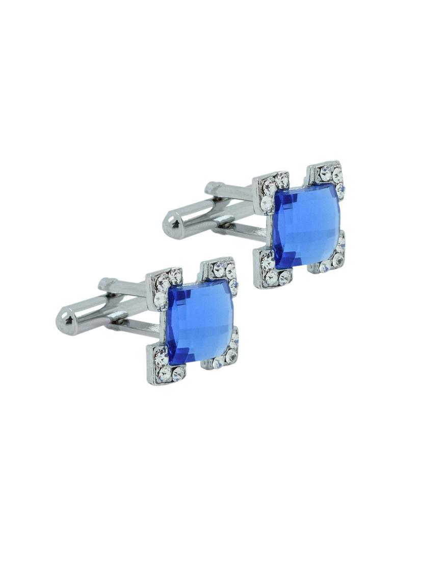 blue metal cufflink - 11827668 - Zoom Image - 3