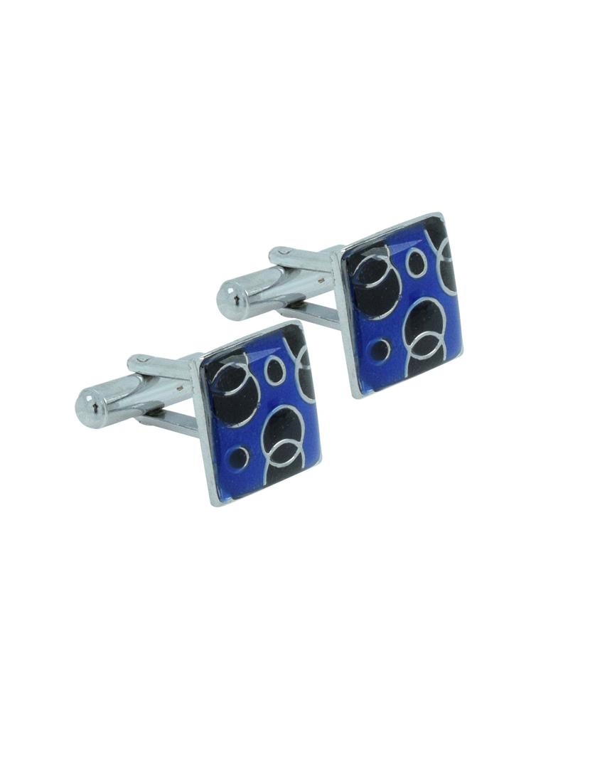 blue metal cufflink - 11827671 - Zoom Image - 3