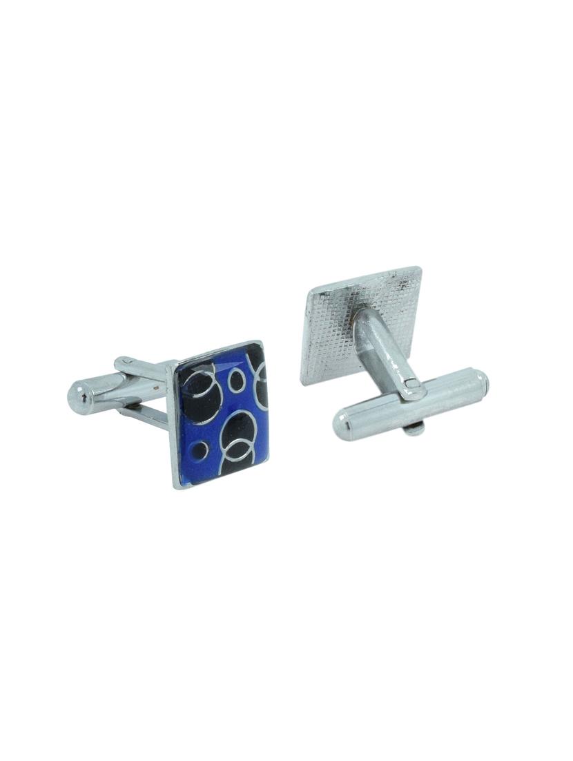 blue metal cufflink - 11827671 - Zoom Image - 4