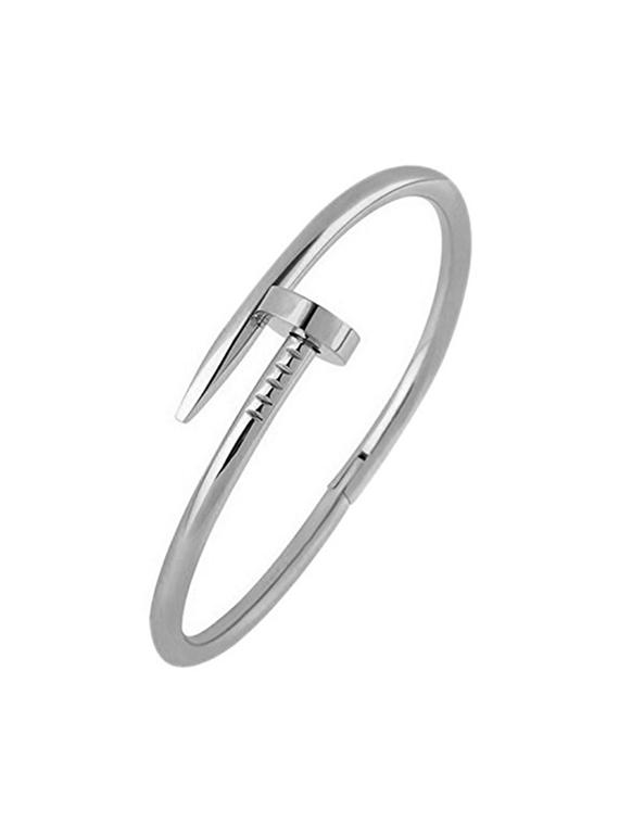 silver metal bracelet - 11827879 - Zoom Image - 2