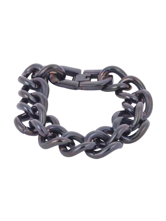 black metal bracelet - 11827907 - Zoom Image - 1