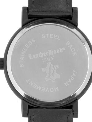 leatherhood party wear large dial analog black & red men's watch - 11831078 - Standard Image - 3