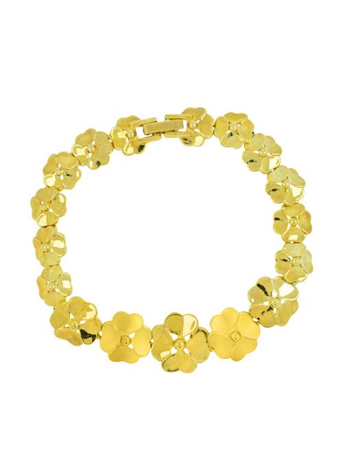 gold brass bracelet - 11831114 - Standard Image - 1