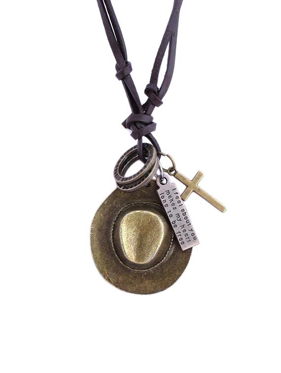 brown metal other necklace - 11831264 - Zoom Image - 1