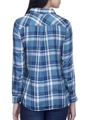 blue cotton printed shirt - 11834415 - Standard Image - 3