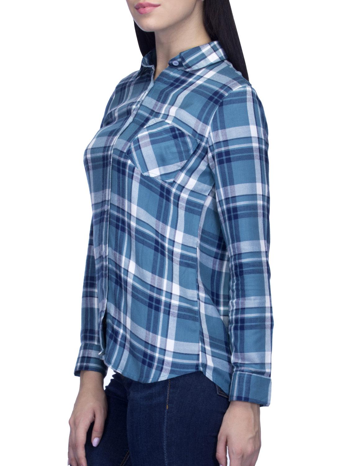 blue cotton printed shirt - 11834415 - Zoom Image - 2