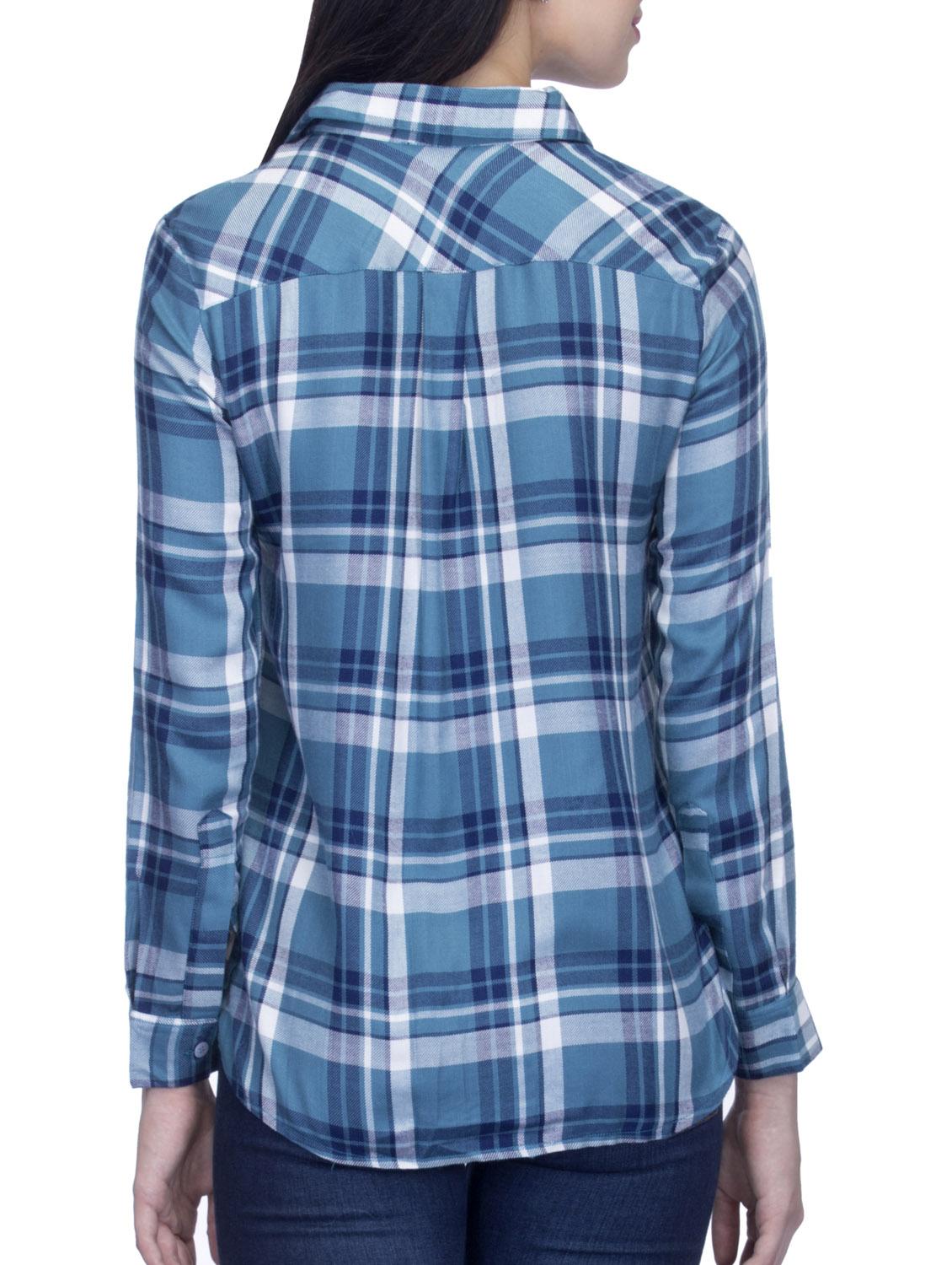 blue cotton printed shirt - 11834415 - Zoom Image - 3