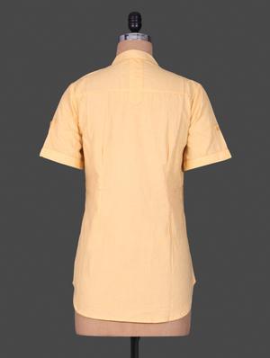 mandarin neck pleat detail tunic - 1184933 - Standard Image - 3