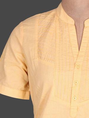 mandarin neck pleat detail tunic - 1184933 - Standard Image - 4