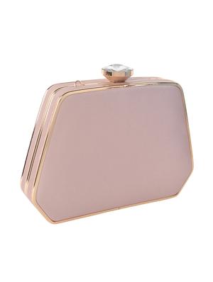 pink metal clutch - 11857905 - Standard Image - 2