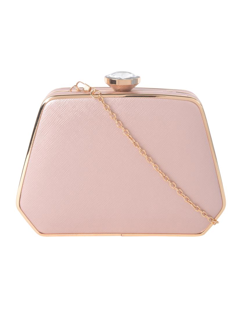 pink metal clutch - 11857905 - Zoom Image - 1