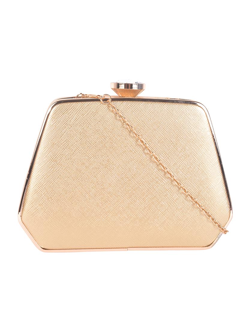 gold metal clutch - 11857906 - Zoom Image - 1