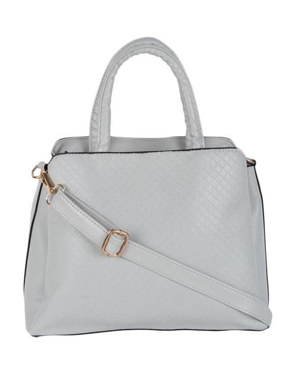 grey leatherette handbag - 11857925 - Zoom Image - 1