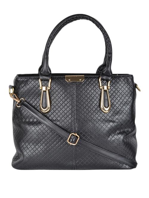 black leatherette handbag - 11857931 -  Standard Image - 0