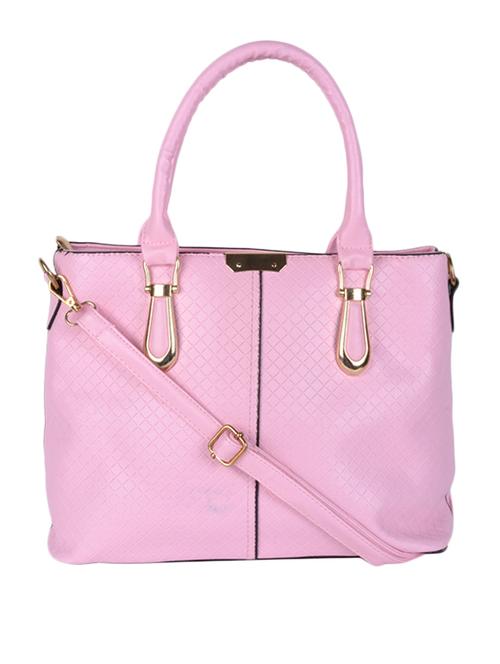 pink leatherette handbag - 11857932 - Standard Image - 1