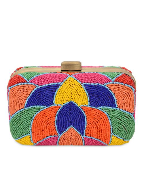 multicolored beaded box clutch - 1185987 - Standard Image - 1