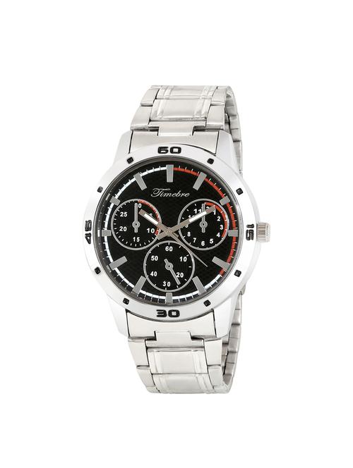 timebre men magnificent silver luxurious analog watch - 11871716 - Standard Image - 1