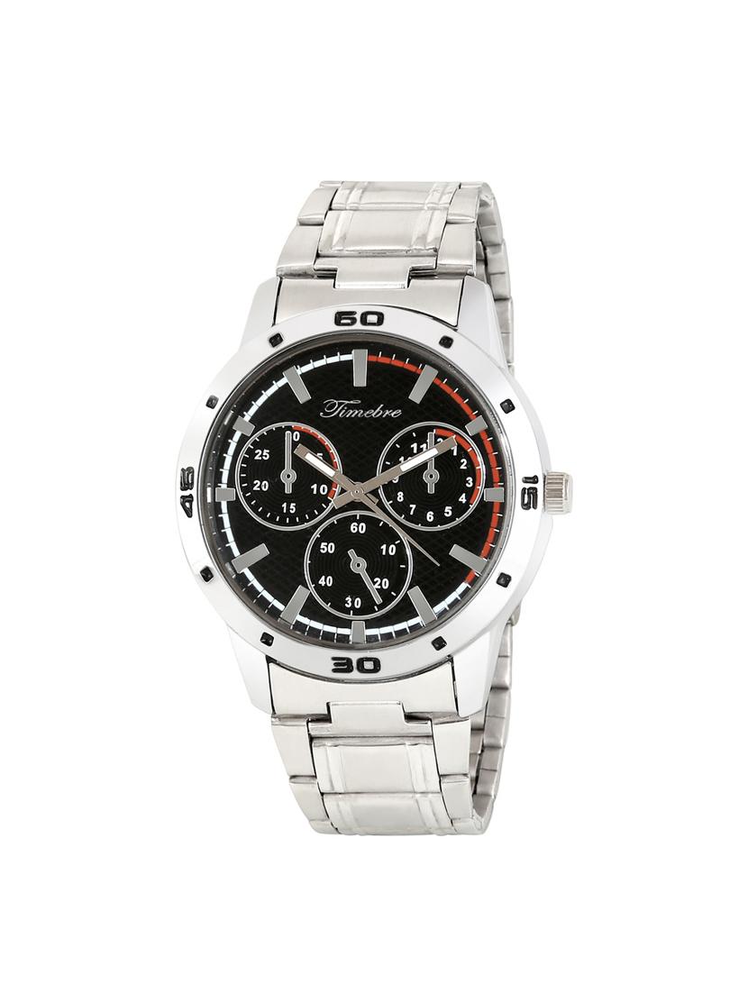 timebre men magnificent silver luxurious analog watch - 11871716 - Zoom Image - 1