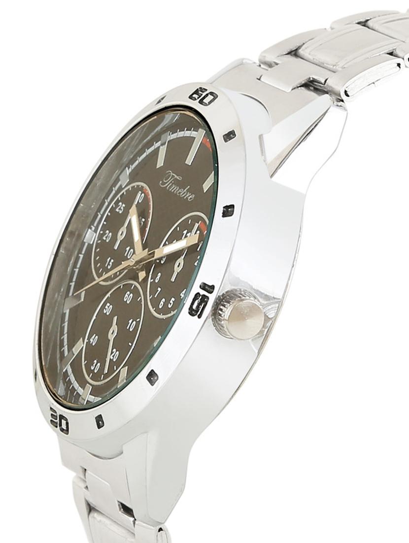 timebre men magnificent silver luxurious analog watch - 11871716 - Zoom Image - 2