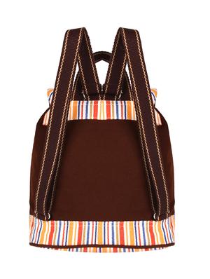 brown canvas regular backpack - 11875207 - Standard Image - 2