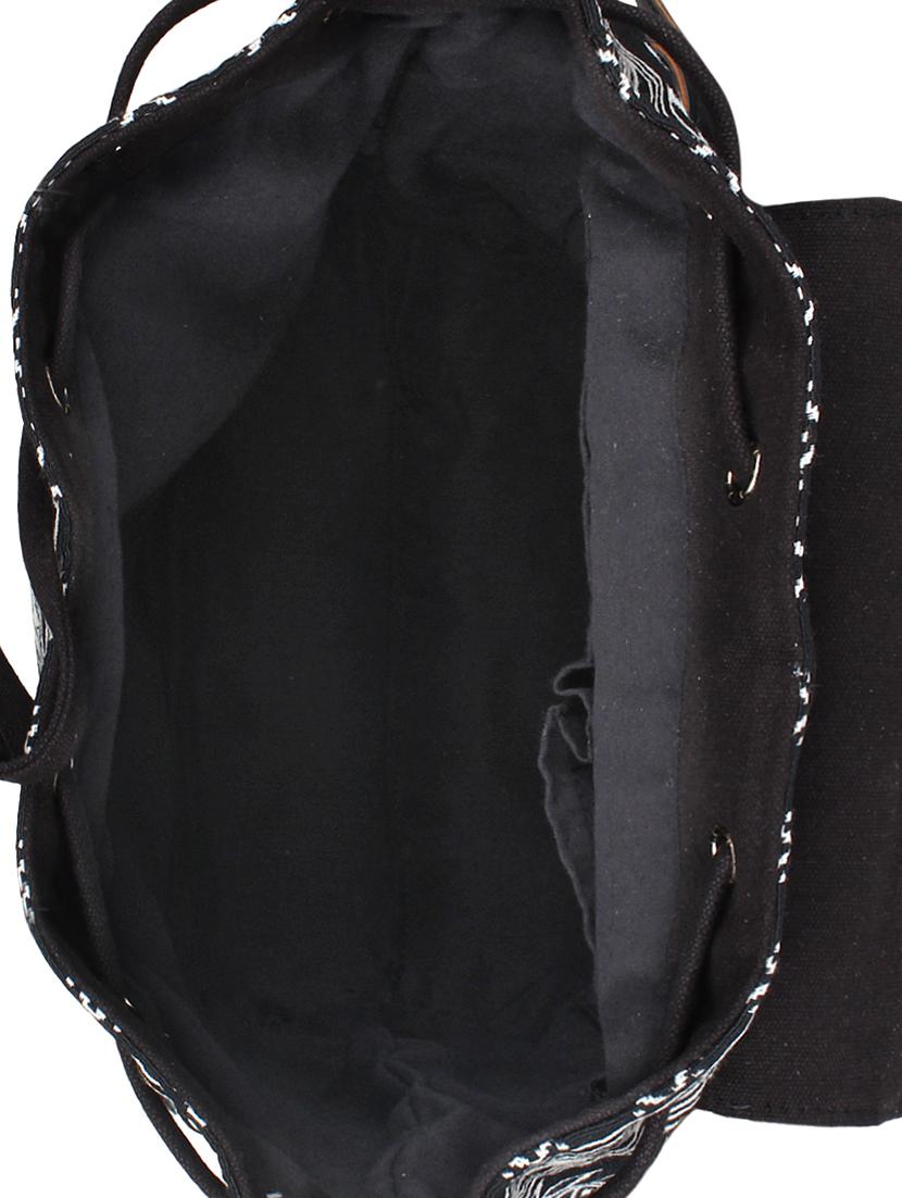 black canvas regular backpack - 11875208 - Zoom Image - 3