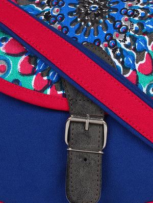 multi printed canvas sling bag - 11875225 - Standard Image - 4